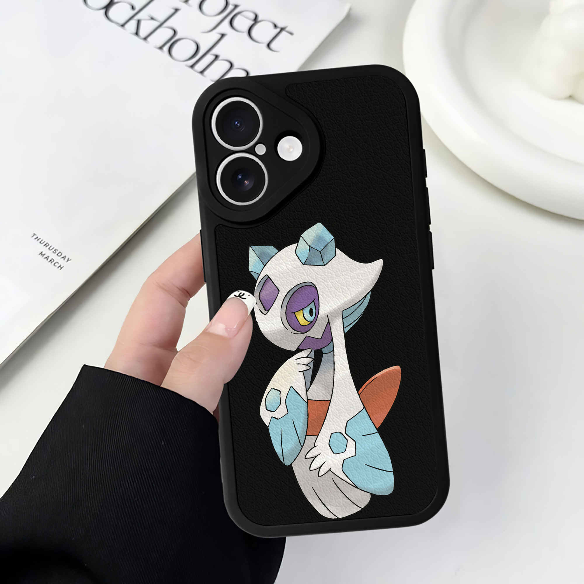 （画像用） ポケットモンスター Pokémon 【iPhone 16シリーズ対応】シリコンスマホケース（レザー調） 材質：シリコン